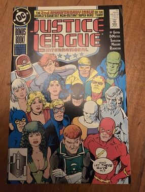 Justice League International #24 1989 DC Comics (Bonus Book 23 - Maxwell Lord)
